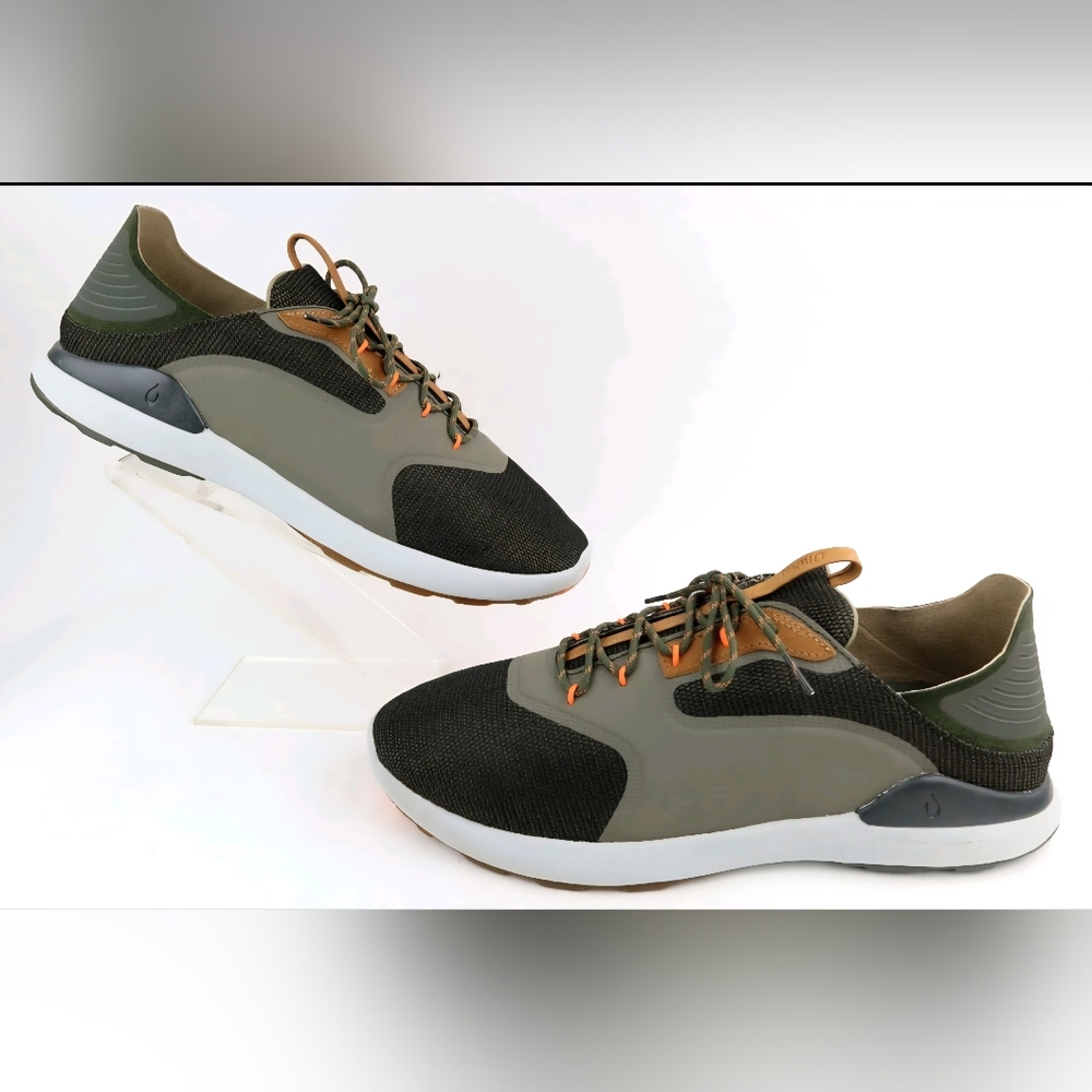 OluKai Nihoa Li Convertible Sneaker in Nori and Dusty Olive